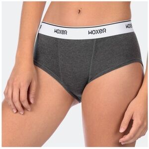 WOXER Classic Brief, Charcoal Heather, New, Size: Medium